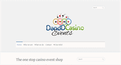 Desktop Screenshot of danddcasinoevents.com