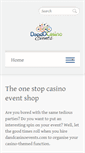 Mobile Screenshot of danddcasinoevents.com